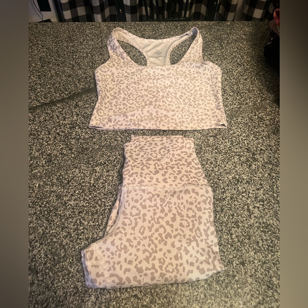 Small workout top and bottom